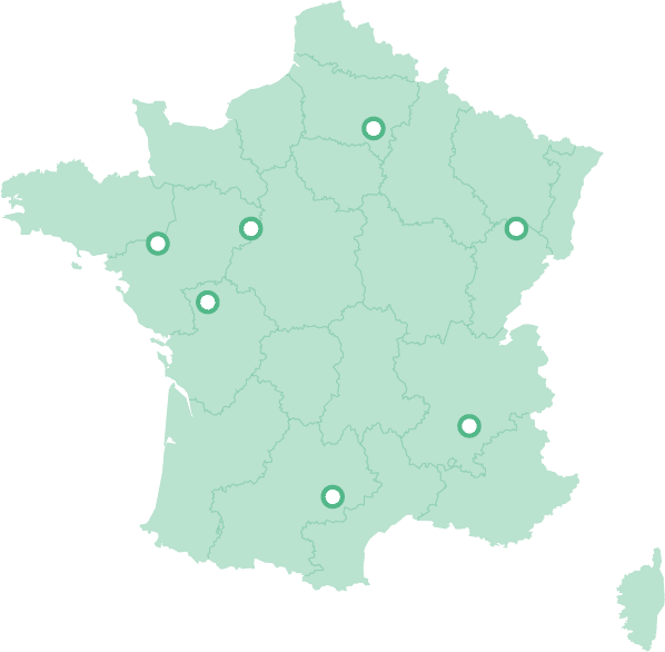 Carte de la France